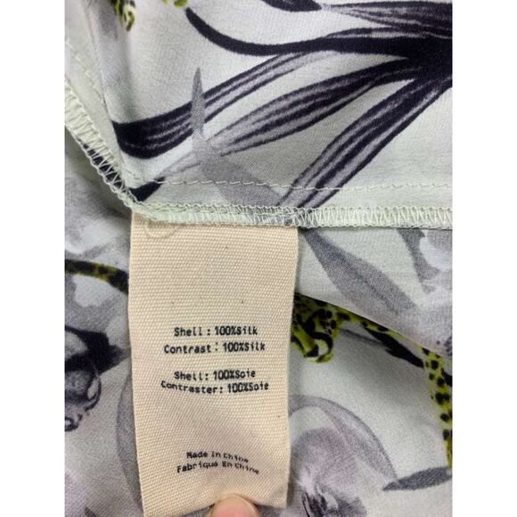 L’Agence Silk Shirt Women M Multi Button Down Front Long Sleeve Floral Print - Picture 9 of 9